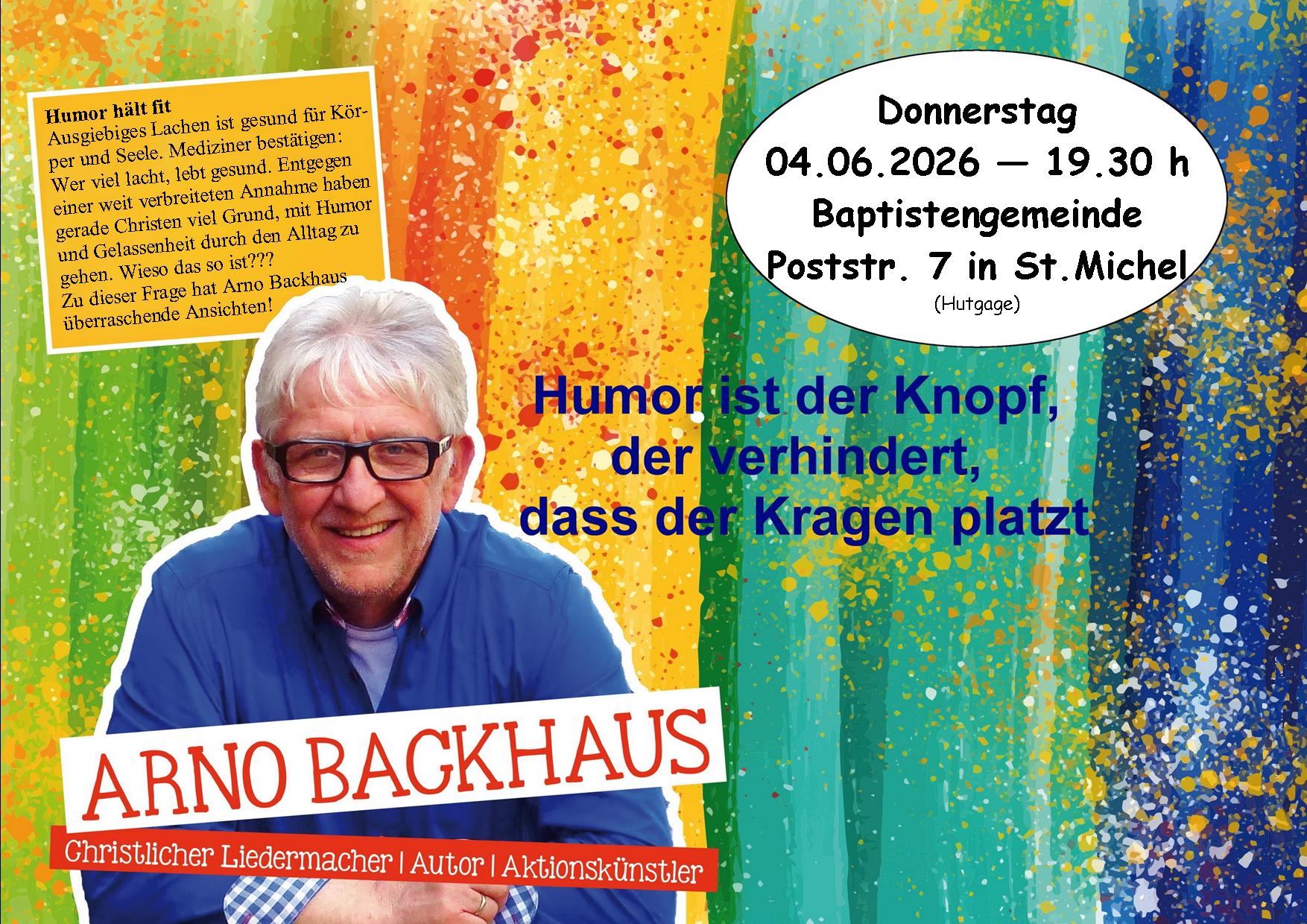 Plakat Arno Backhaus
